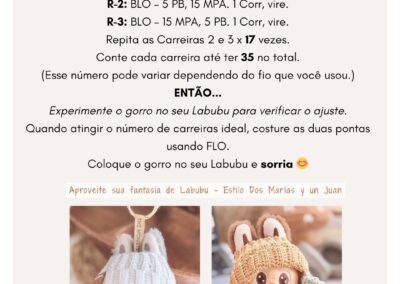 Labubu crochet outfit - free pattern page 11